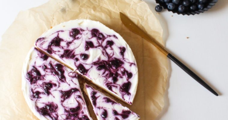 No Bake Blueberry Chesecake